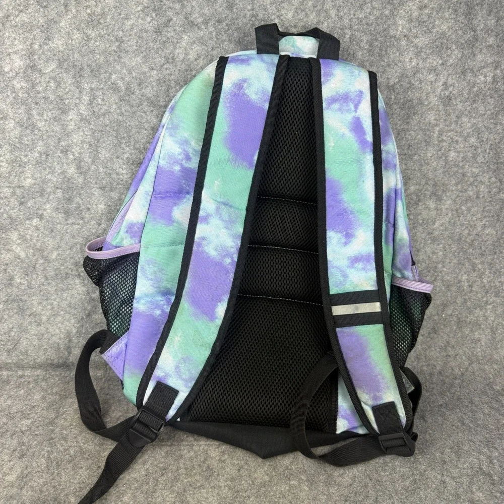 Eddie Bauer Tie‎ Dye Kids' Large Adventurer Backpack Green Purple Blue